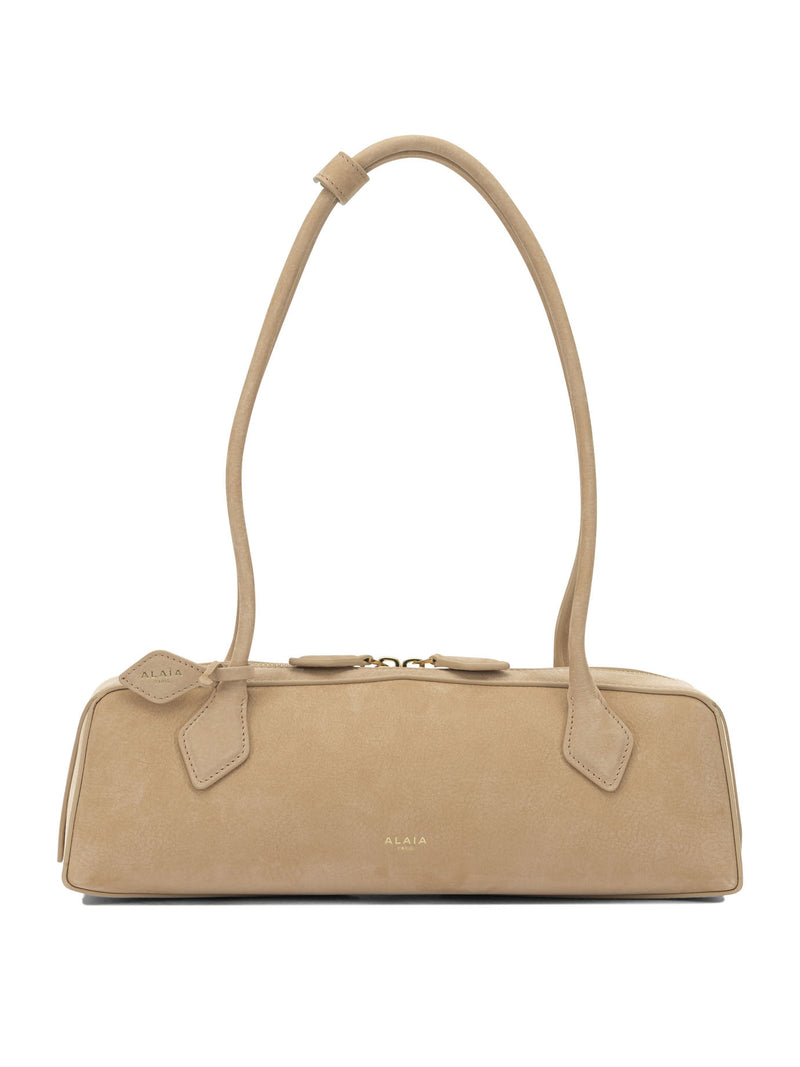 Alaia Alaïa Teckel Medium Shoulder Bag Beige - World Class Fashion