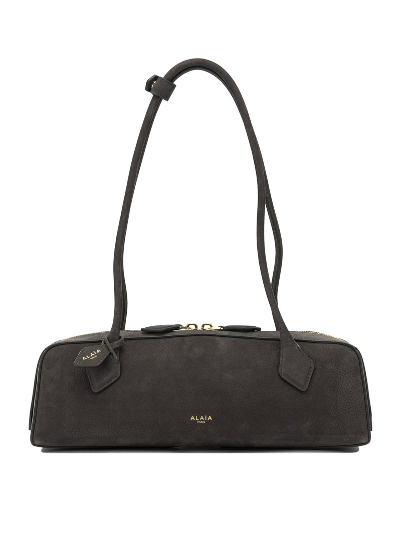 Alaia Alaïa Teckel Medium Shoulder Bag Grey - World Class Fashion