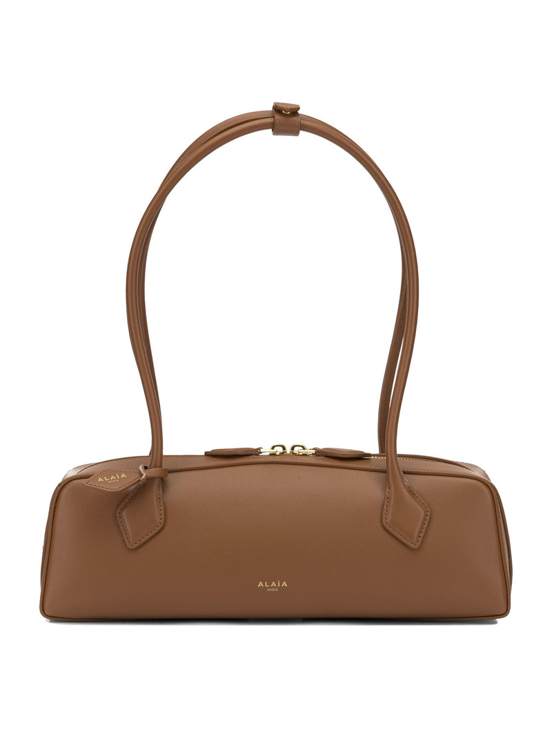 Alaia Alaïa Le Teckel Medium Shoulder Bag Brown - World Class Fashion