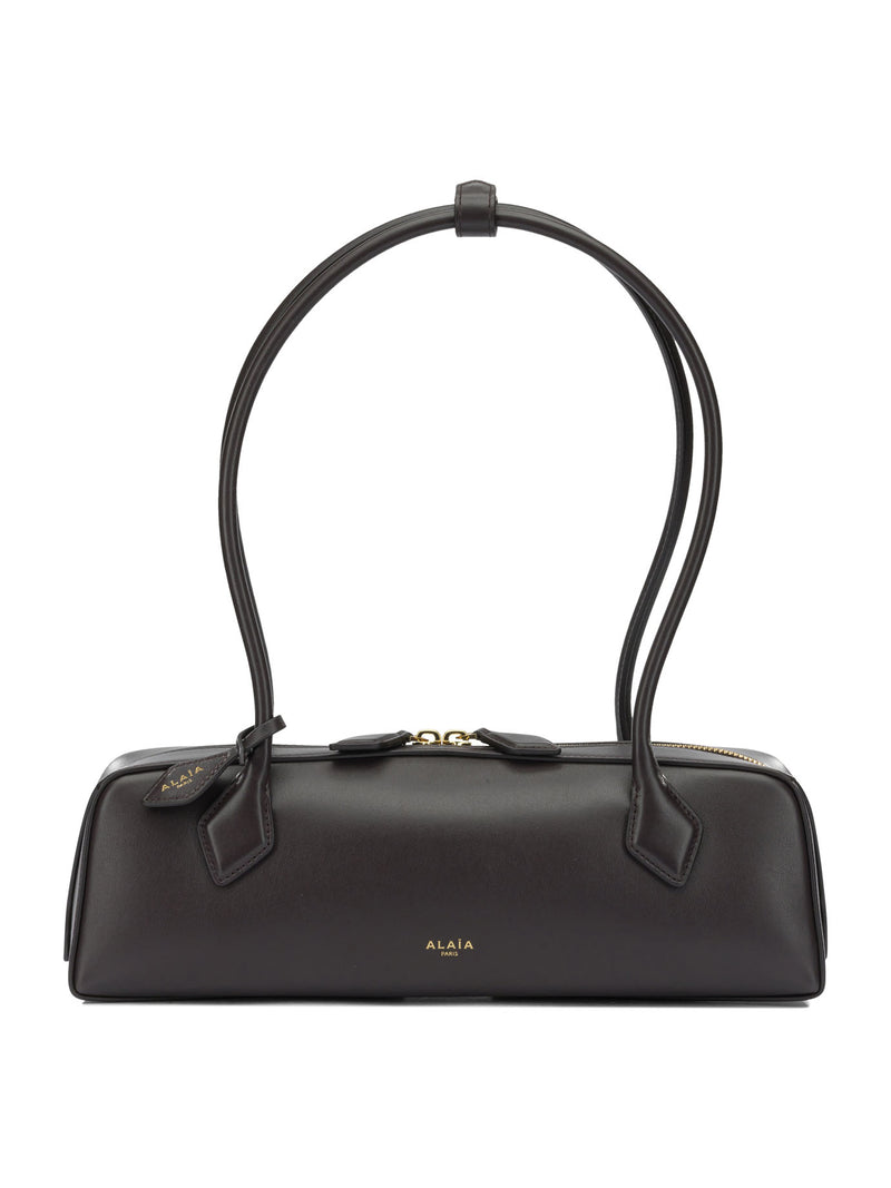 Alaia Alaïa Le Teckel Medium Shoulder Bag Brown - World Class Fashion