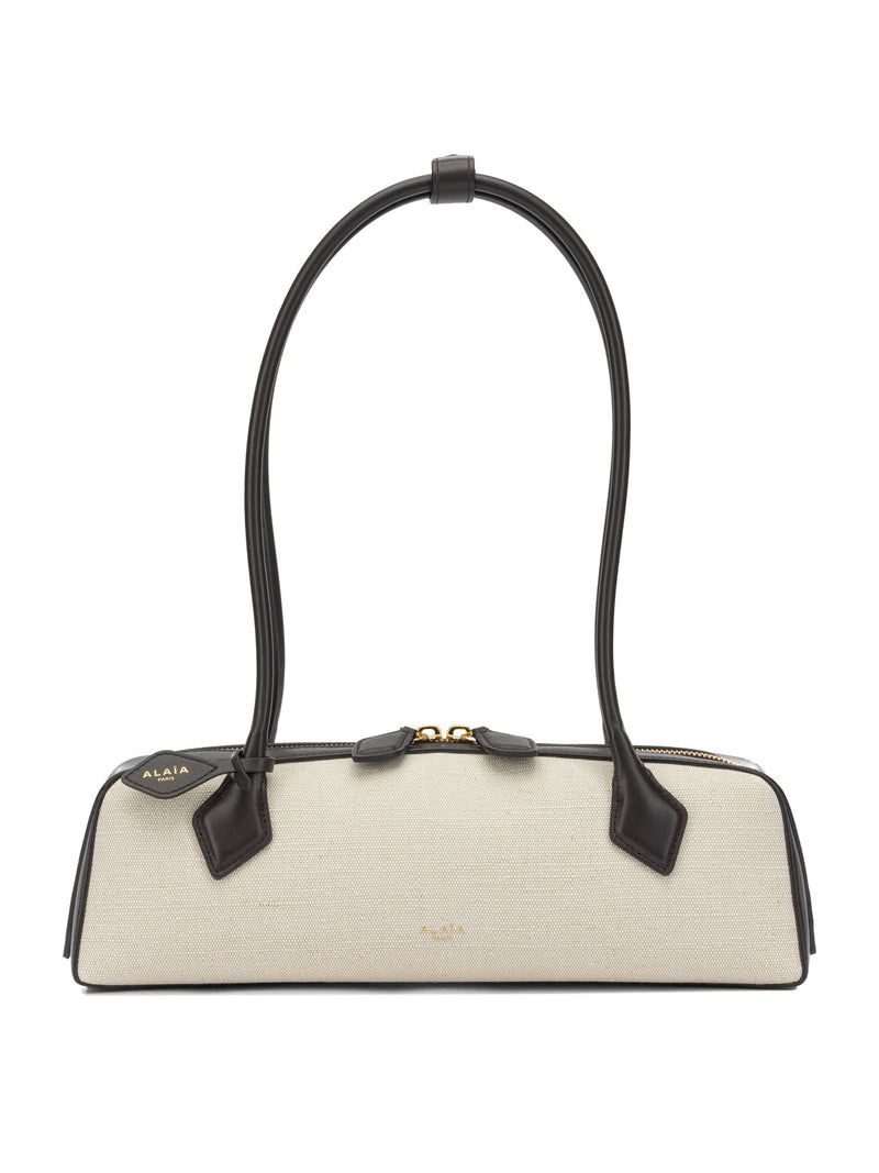 Alaia Alaïa Le Teckel Medium Shoulder Bag Beige - World Class Fashion
