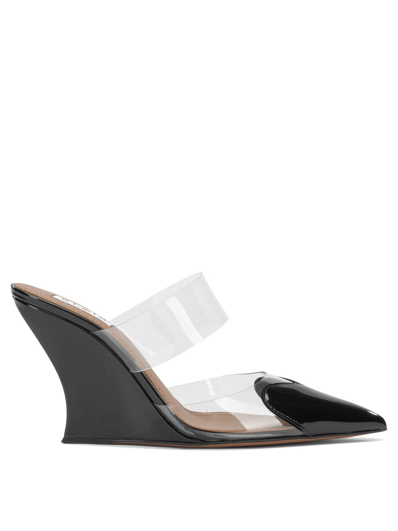 Alaia Alaïa Le Coeur 90mm Mules Negro Mujer - World Class Fashion