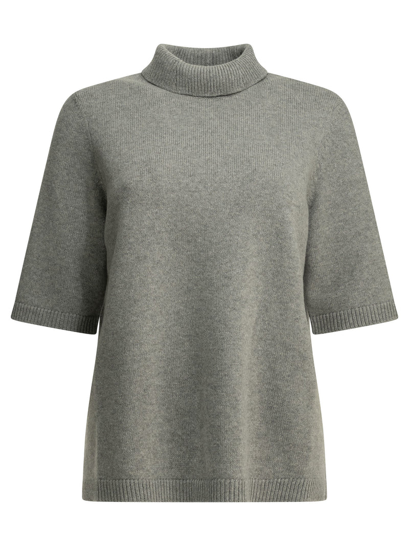 Alaia Alaïa Cashmere Turtleneck Sweater Grey - World Class Fashion