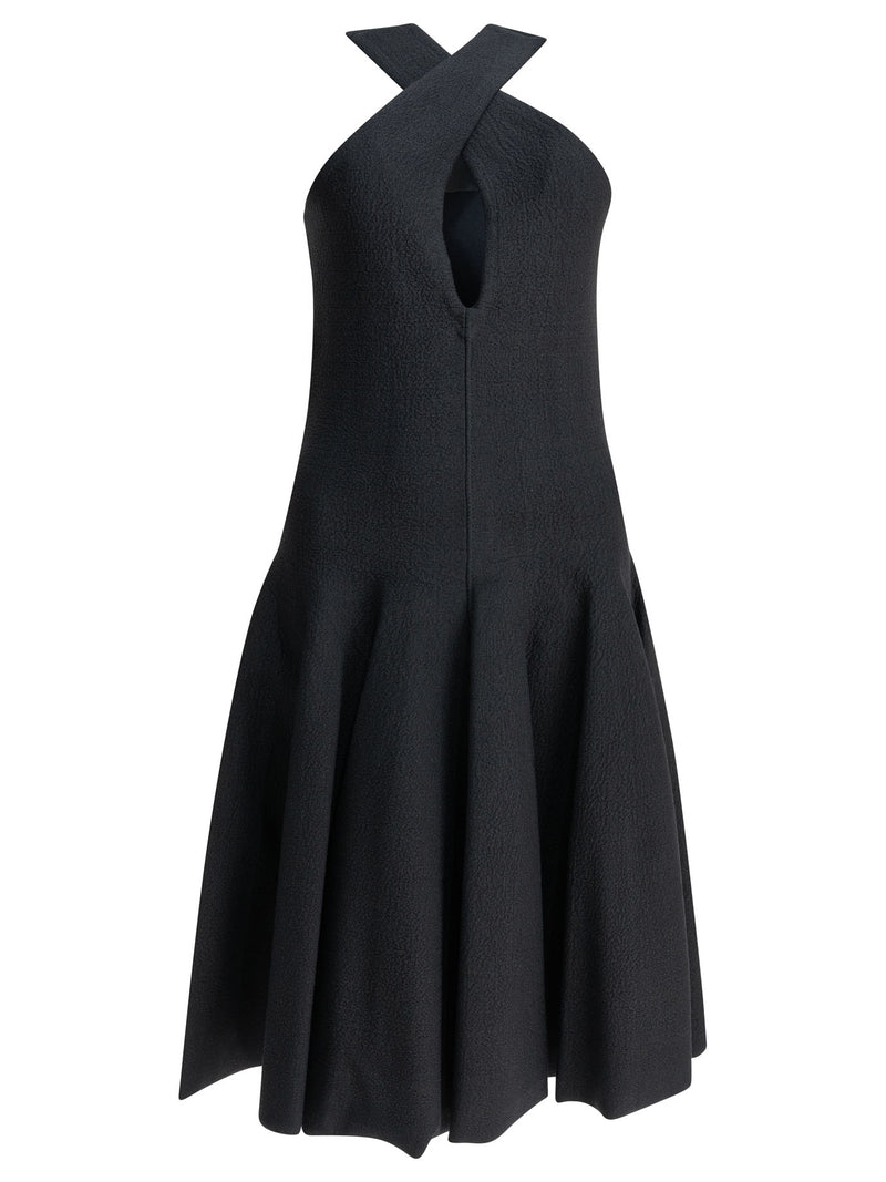 Alaia Alaïa Short Flared Dress Blue Women - World Class Fashion