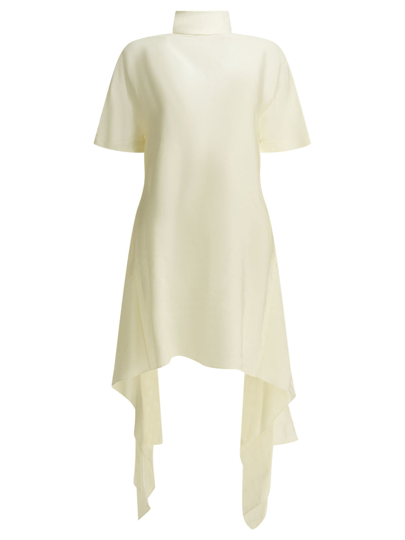 Alaia Alaïa Asymmetrical Short Dress White - World Class Fashion