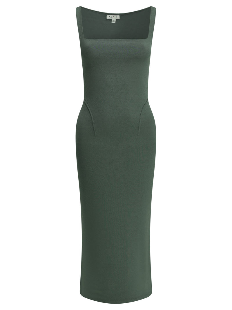 Alaia Alaïa Body Conscious Midi Dress Green Women - World Class Fashion