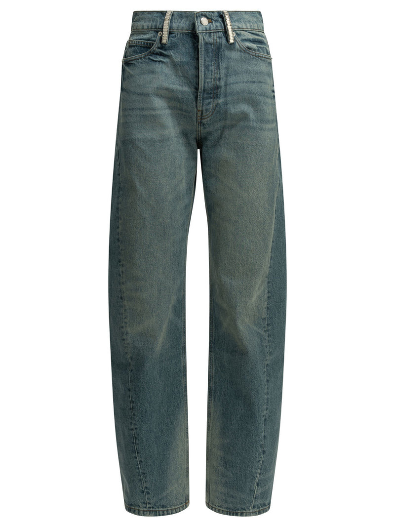 Alexander Wang Alexander Wang Wide-leg Jeans Blue Women - World Class Fashion