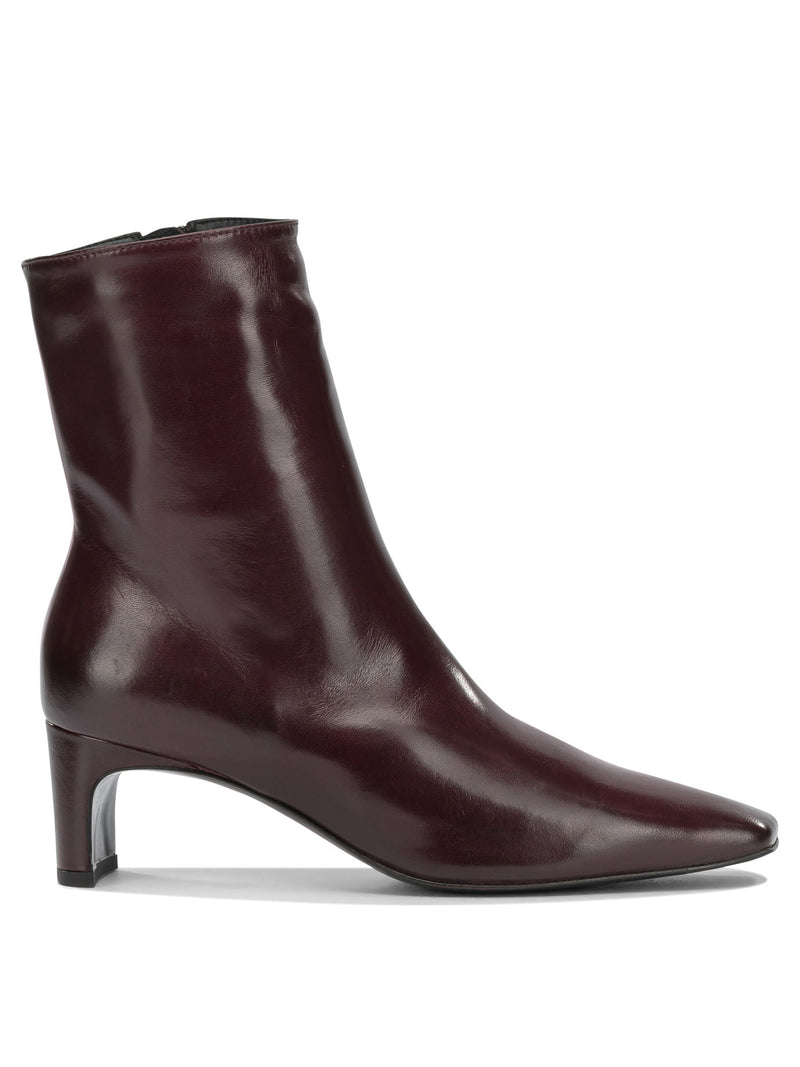 Alluminio Alluminio Women's Bordeaux Leather Boots - World Class Fashion