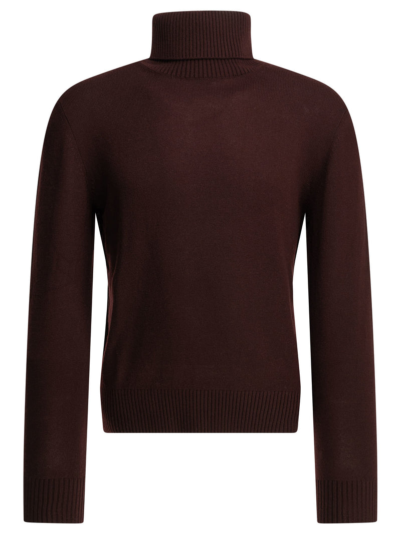Altum Altum Cashmere Turtleneck Sweater Bordeaux - World Class Fashion