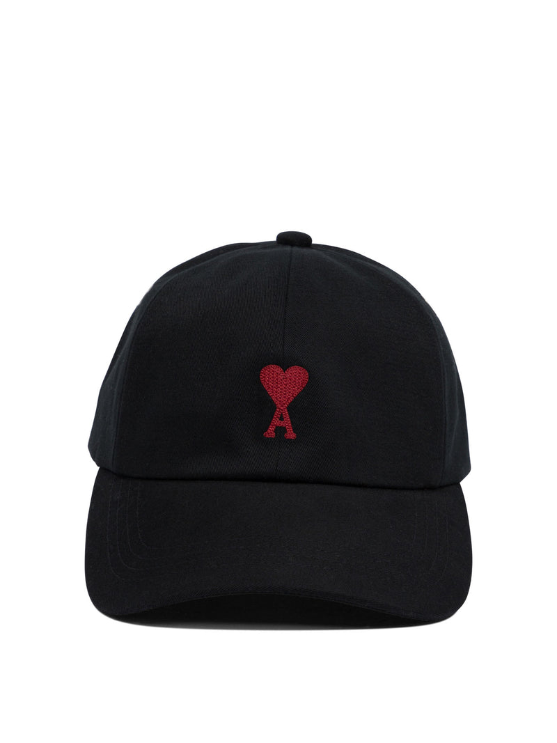 AMI Paris AMI Paris Ami De Cœur Baseball Cap Black - World Class Fashion