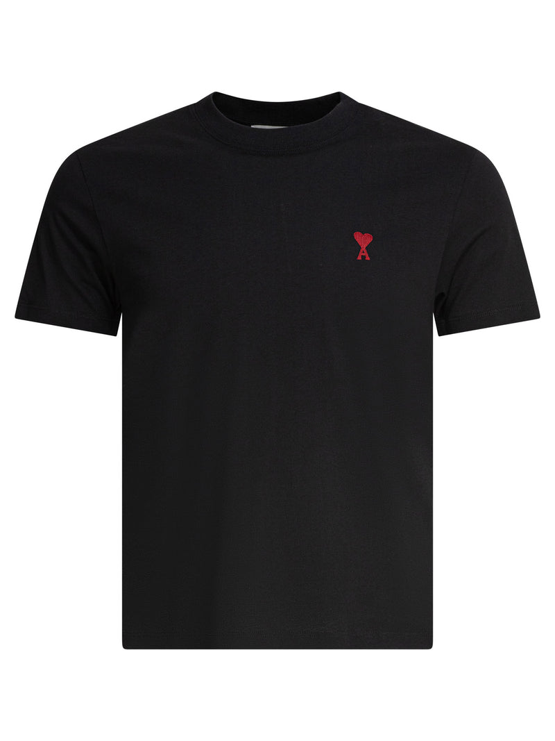 AMI Paris AMI Paris Crew-neck T-shirt Black Men - World Class Fashion