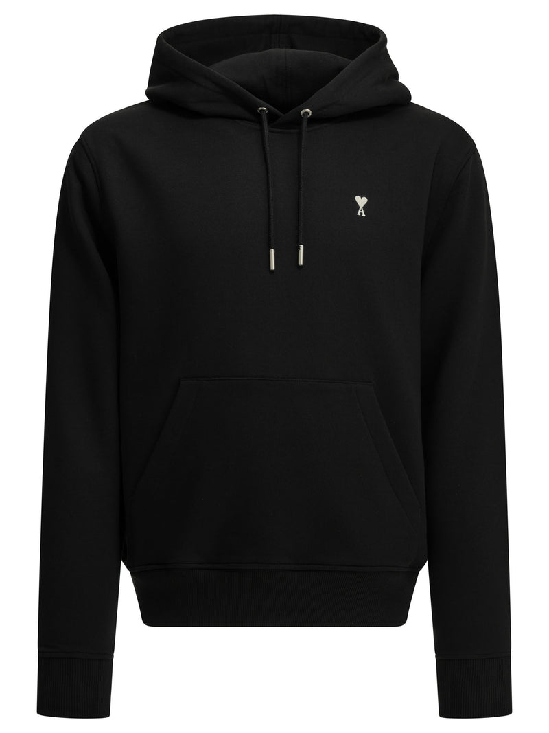 AMI Paris AMI Paris Logo Hoodie Black Men - World Class Fashion
