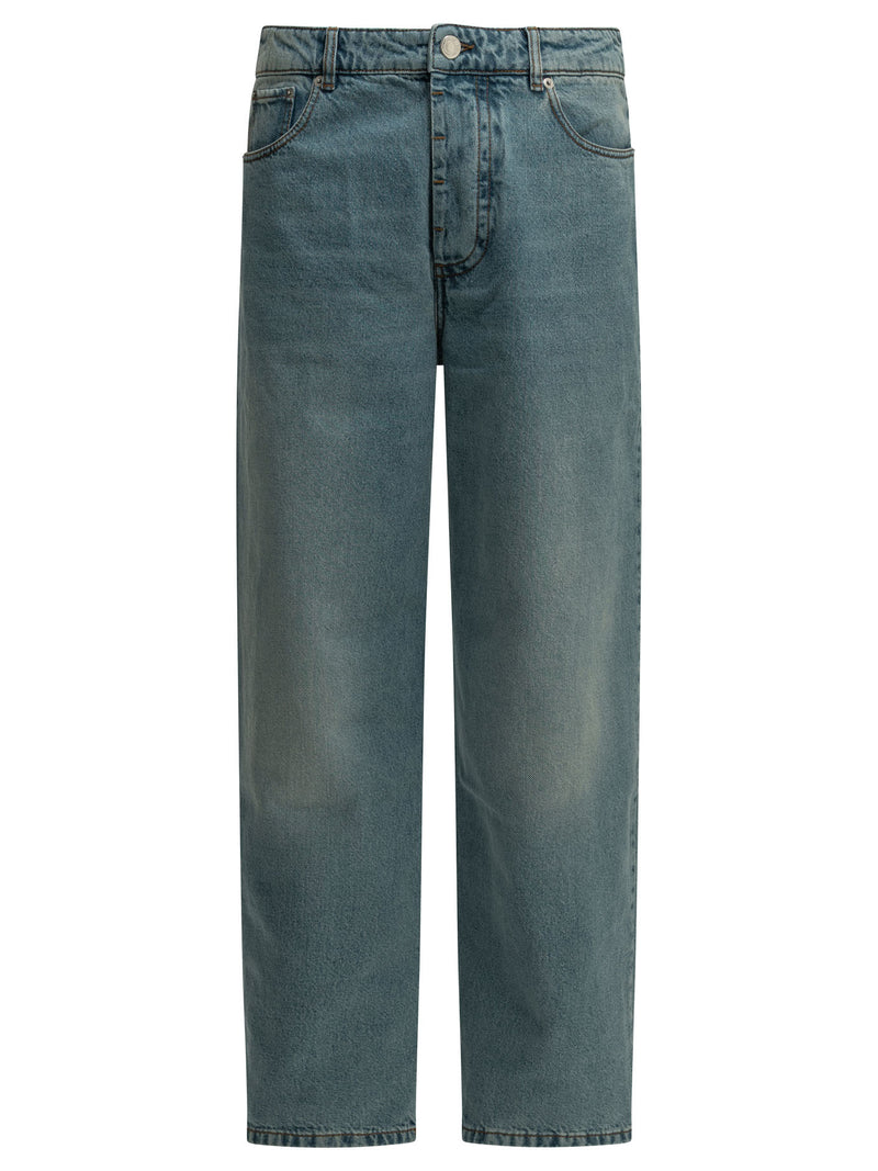 AMI Paris AMI Paris Wide-leg Jeans Light Blue - World Class Fashion