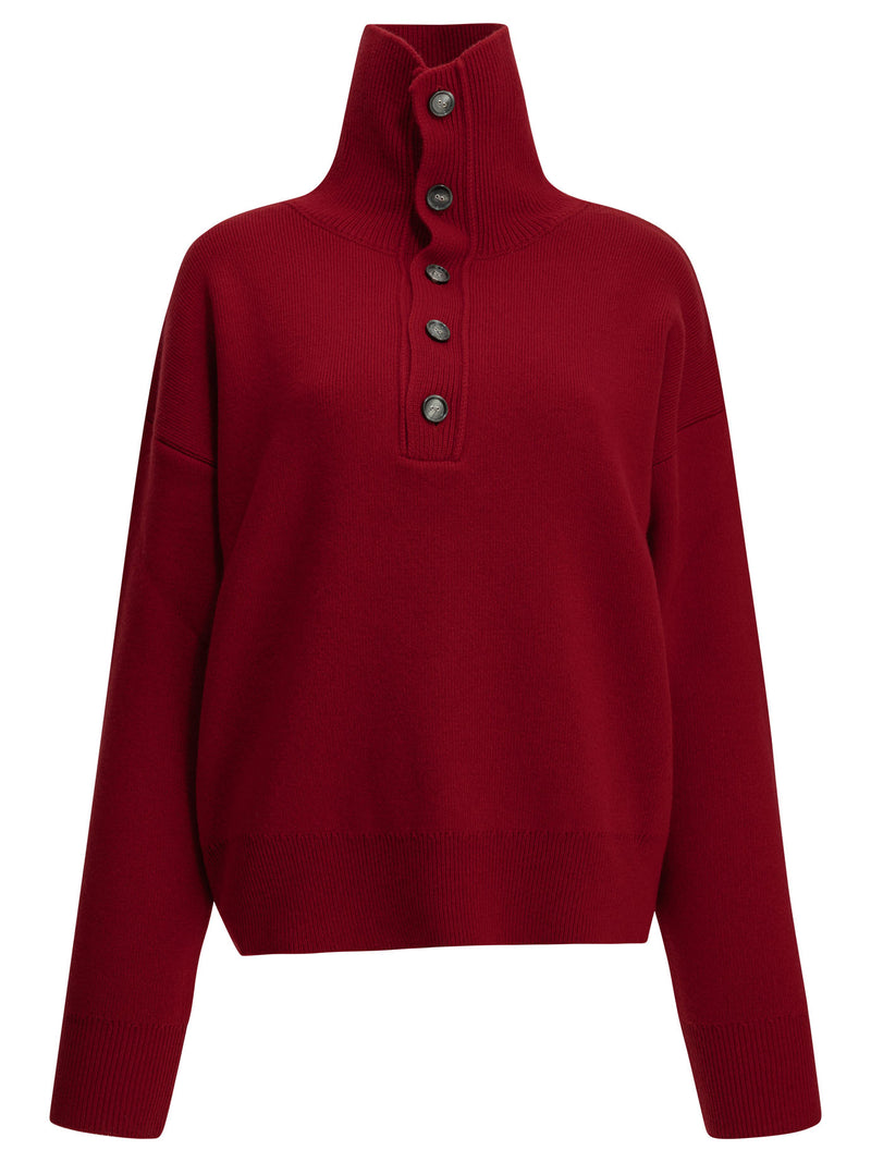AMI Paris AMI Paris Wool Turtleneck Sweater Red Women - World Class Fashion