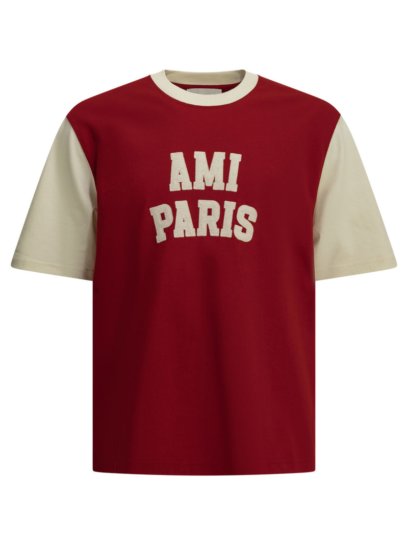 AMI Paris AMI Paris Crewneck T-shirt Red Men - World Class Fashion