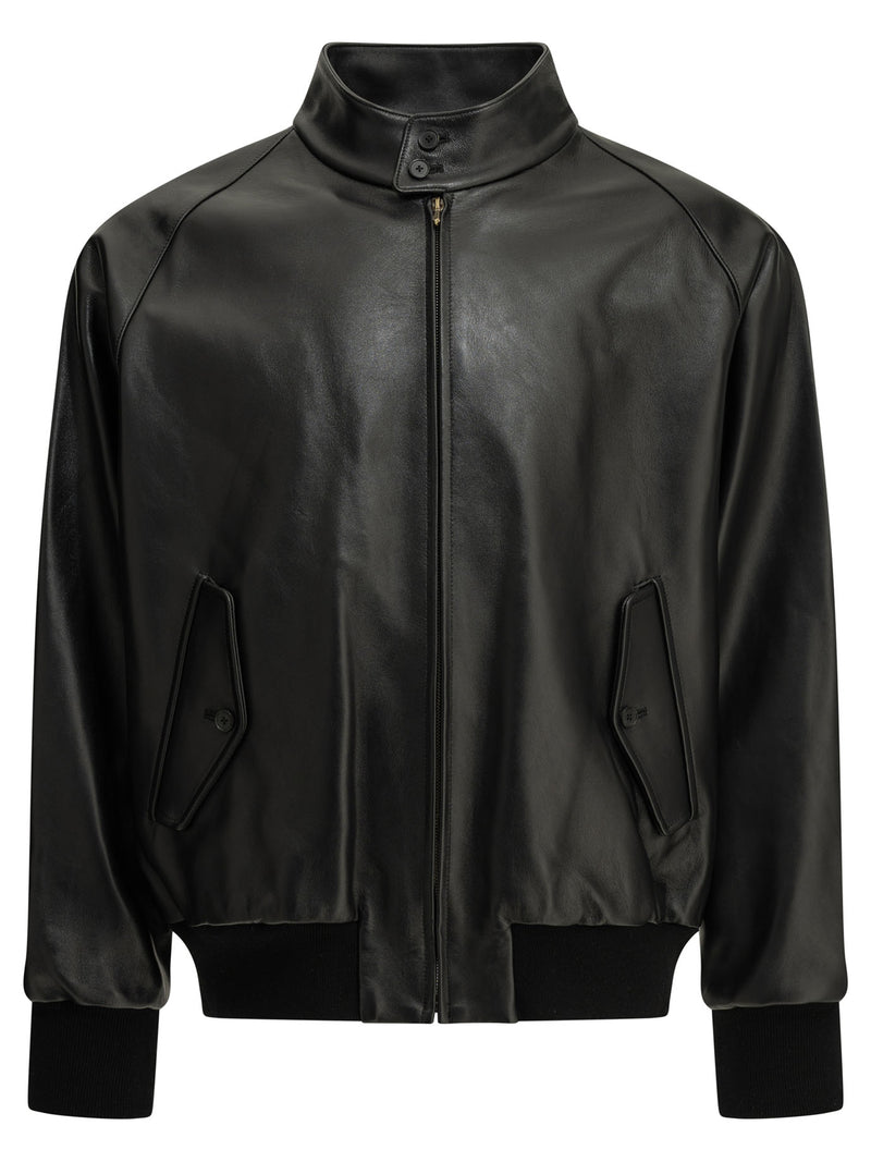 A.presse A.presse Harrington Leather Jacket - World Class Fashion