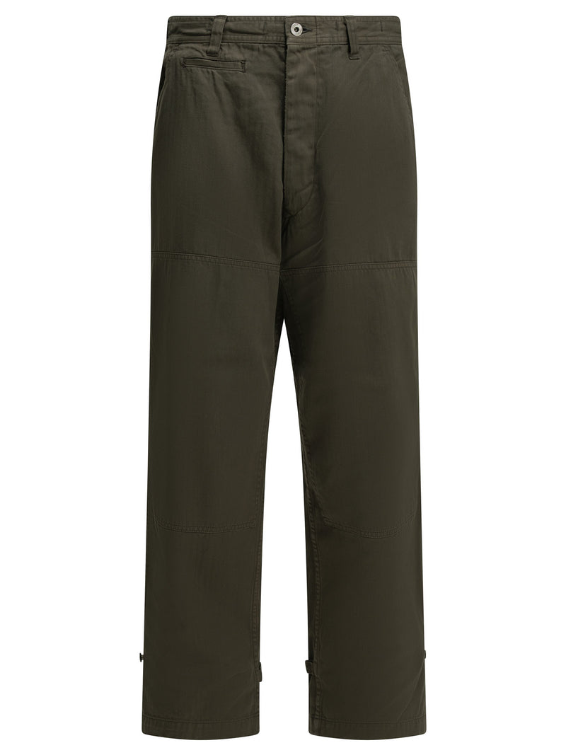 A.presse A.presse Double Knee Cargo Pants Green Men - World Class Fashion