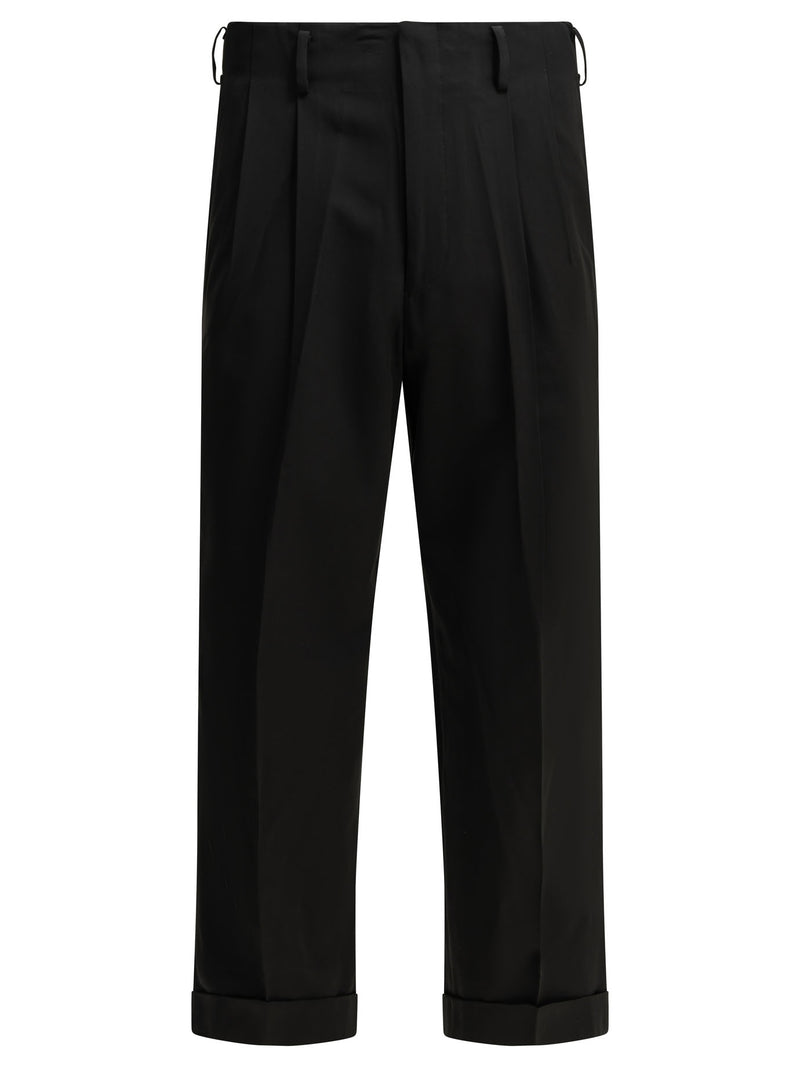 A.presse A.presse Wool Blend Tailored Pants Black Men - World Class Fashion