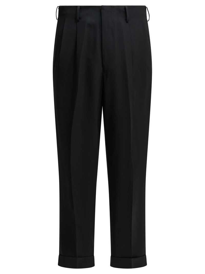 A.presse A.presse Wool Blend Tailored Pants Navy Men - World Class Fashion