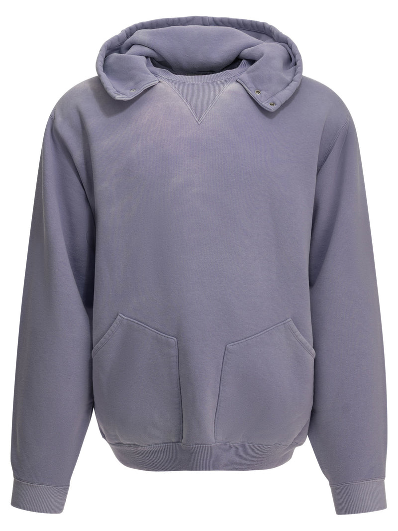 A.presse A.presse Vintage Snap Parka Hoodie Purple - World Class Fashion