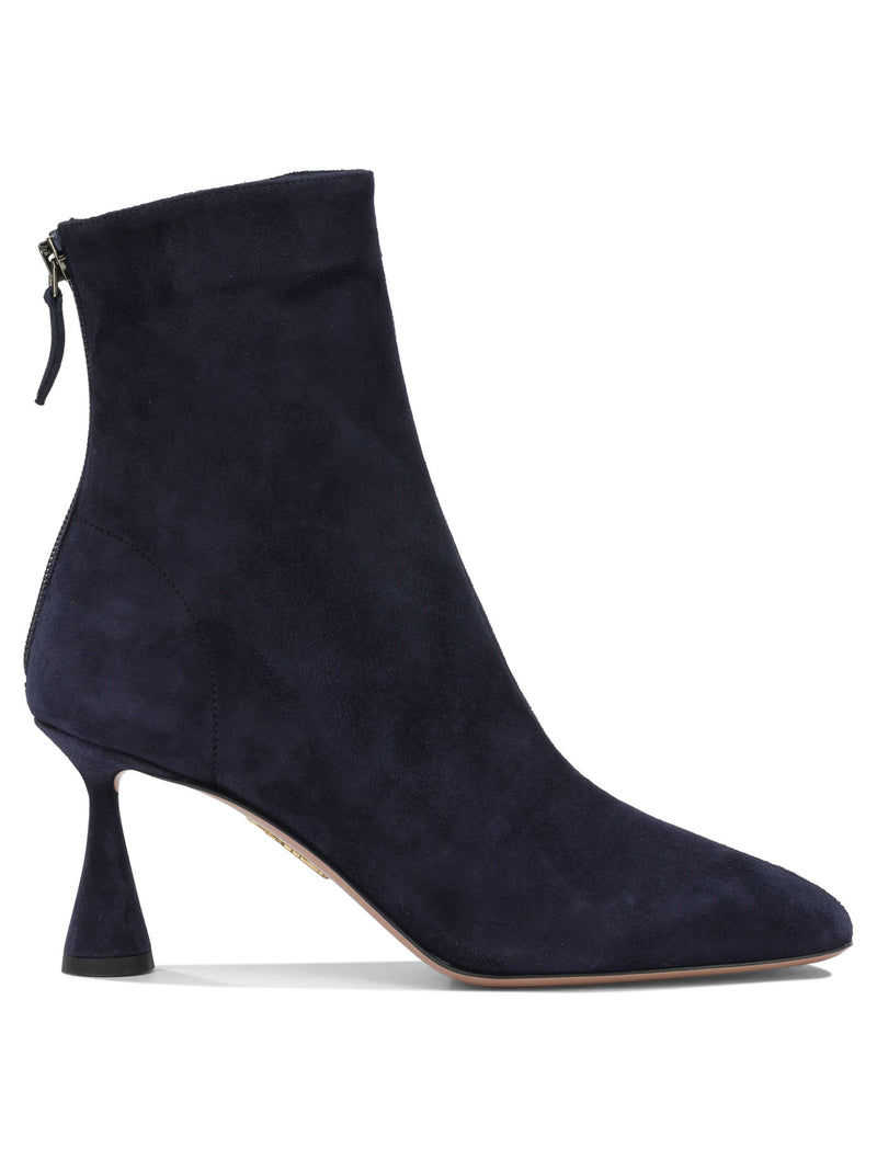 Aquazzura Aquazzura Amore 75mm Ankle Boots Blue Women - World Class Fashion
