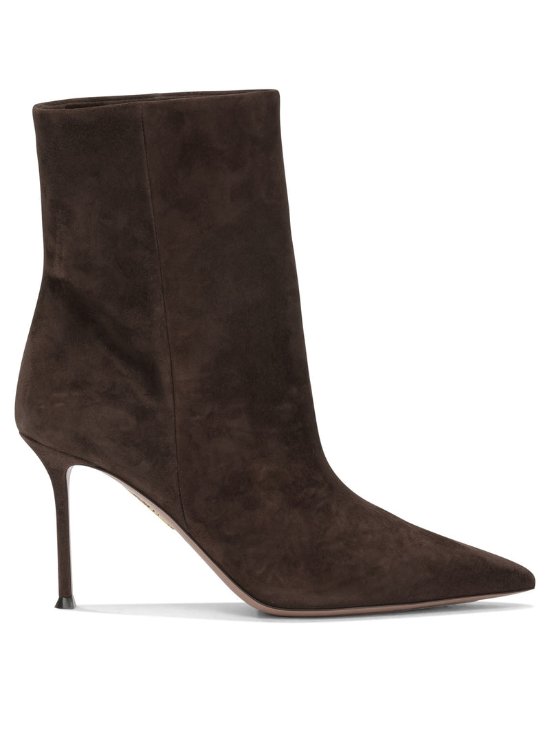 Aquazzura Aquazzura Harper 85mm Ankle Boots Brown Women - World Class Fashion