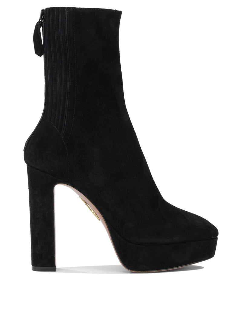 Aquazzura Aquazzura Martine 110mm Ankle Boots Black Women - World Class Fashion
