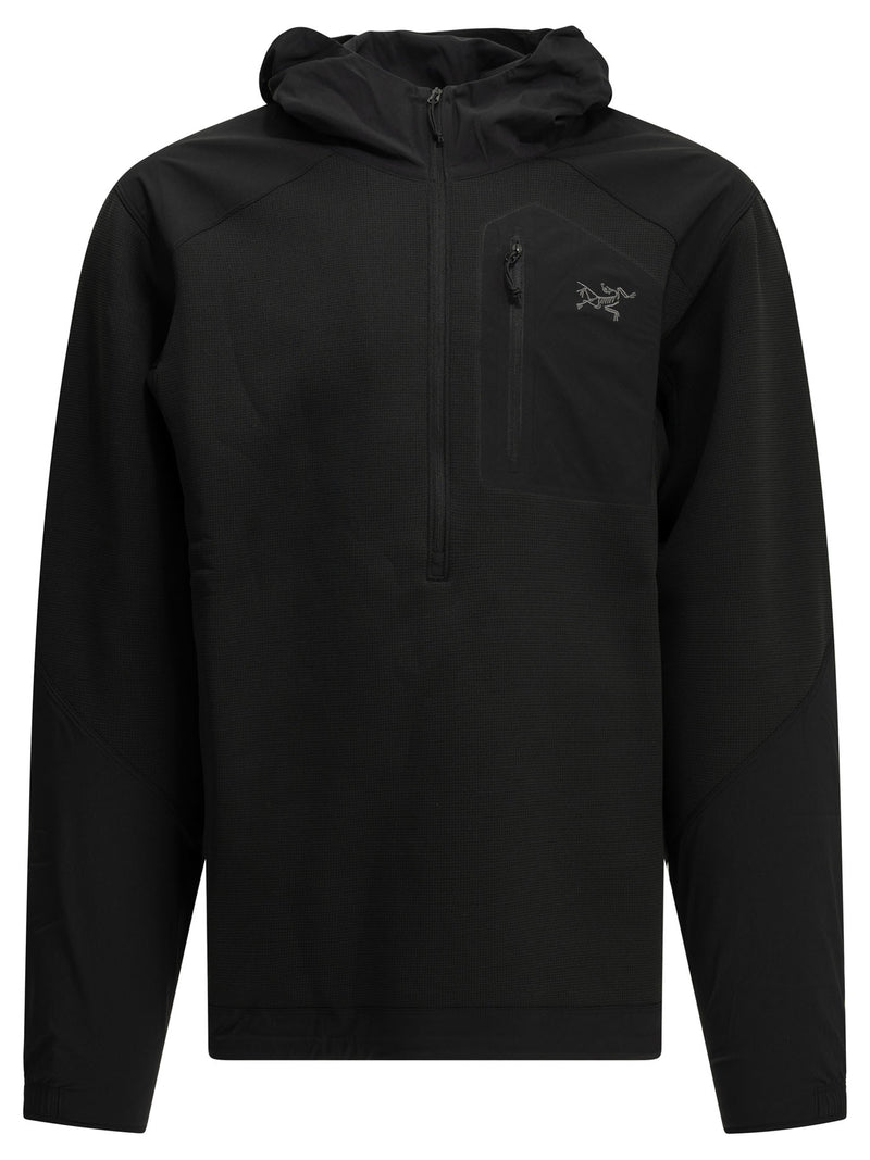 Arc'teryx Arc'teryx Konseal Half-zip Sweatshirt Black Men - World Class Fashion