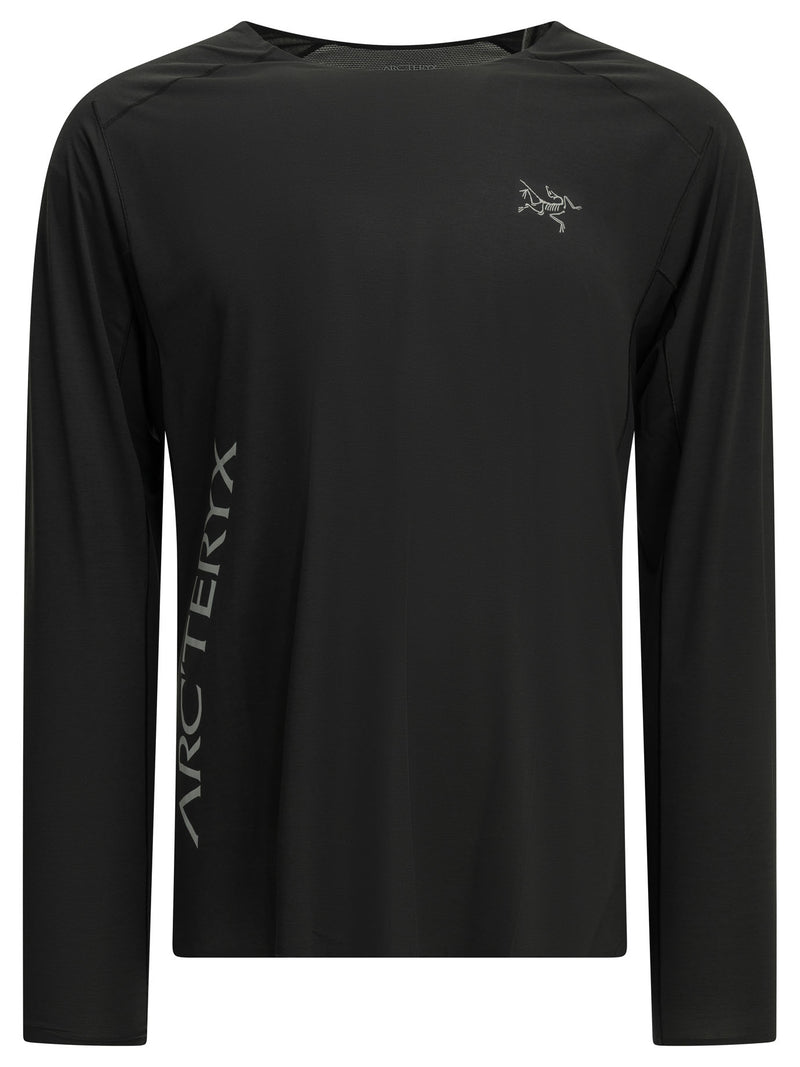 Arc'teryx Arc'teryx Norvan Dw Logo Crew-neck T-shirt Black - World Class Fashion