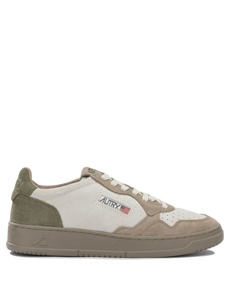 Autry Autry Medalist Low Low-top Sneakers Beige - World Class Fashion