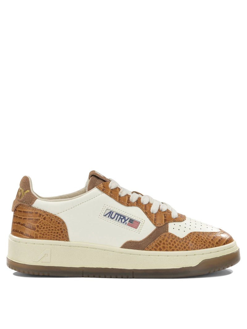 Autry Autry Medalist Low Sneakers Beige Women - World Class Fashion