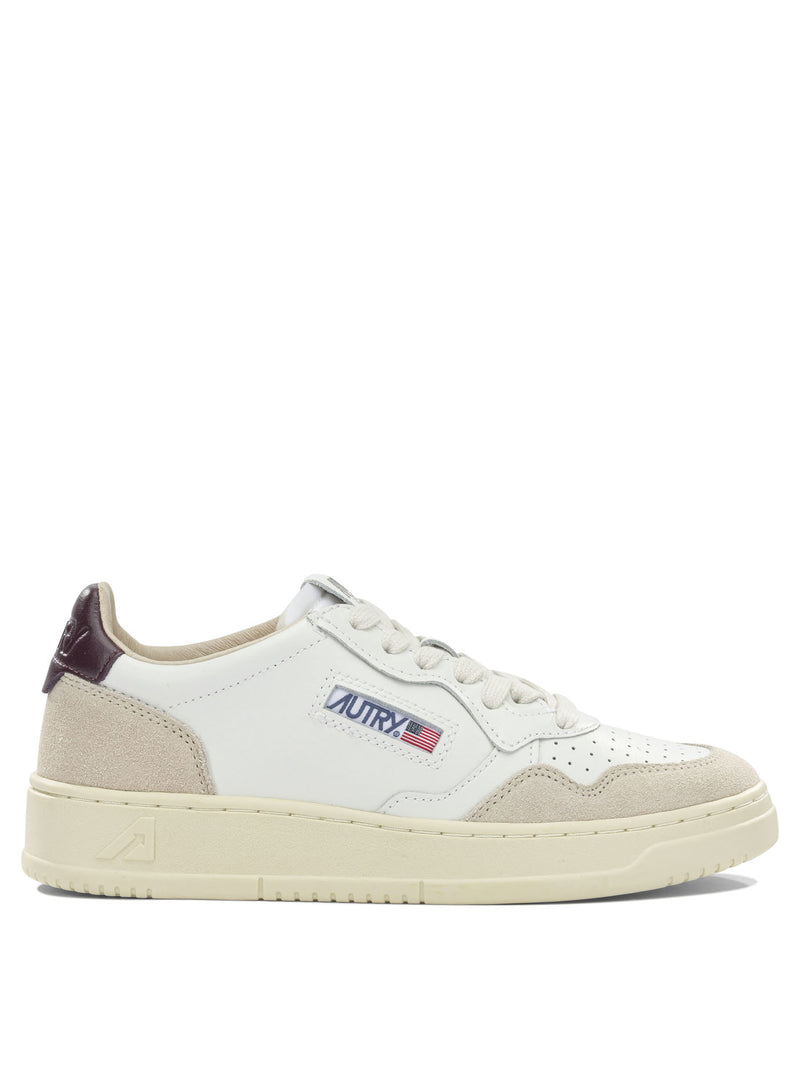 Autry Zapatillas bajas Autry Medalist burdeos para mujer - World Class Fashion