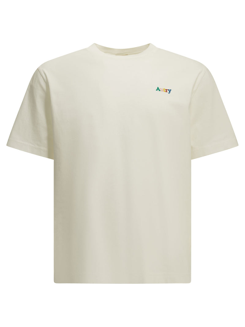 Autry Autry Crew-neck T-shirt With Logo - World Class Fashion