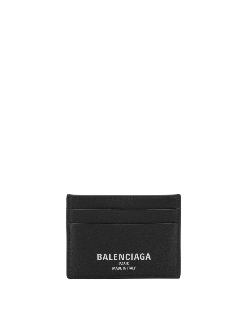Balenciaga Balenciaga Leather Cardholder Black - World Class Fashion