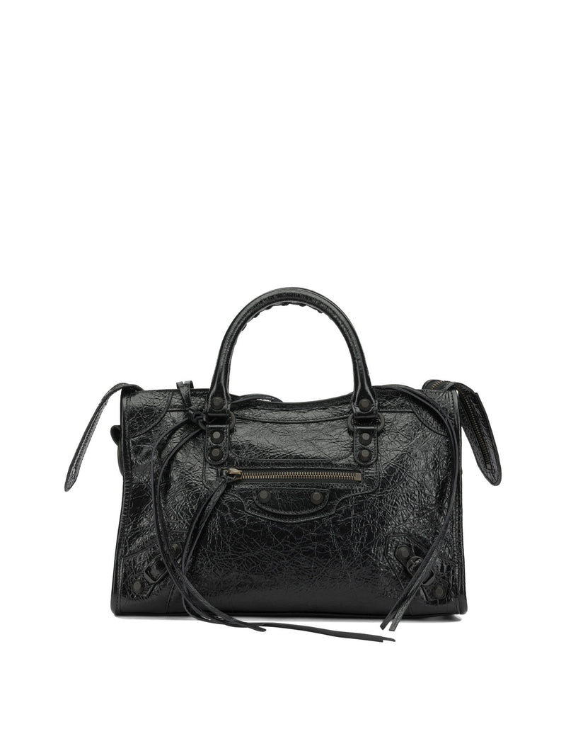 Balenciaga Balenciaga Le City Medium Handbag Black - World Class Fashion