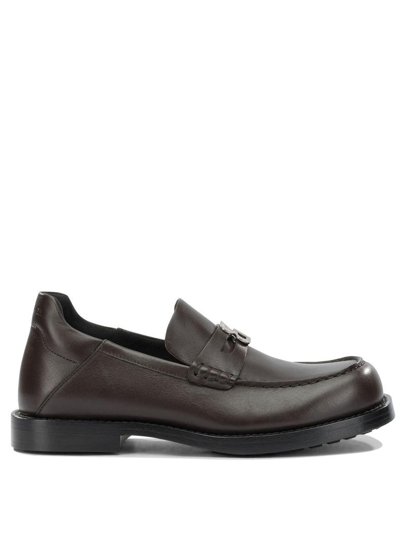 Balenciaga Balenciaga Women's Calf Leather Loafers Brown - World Class Fashion