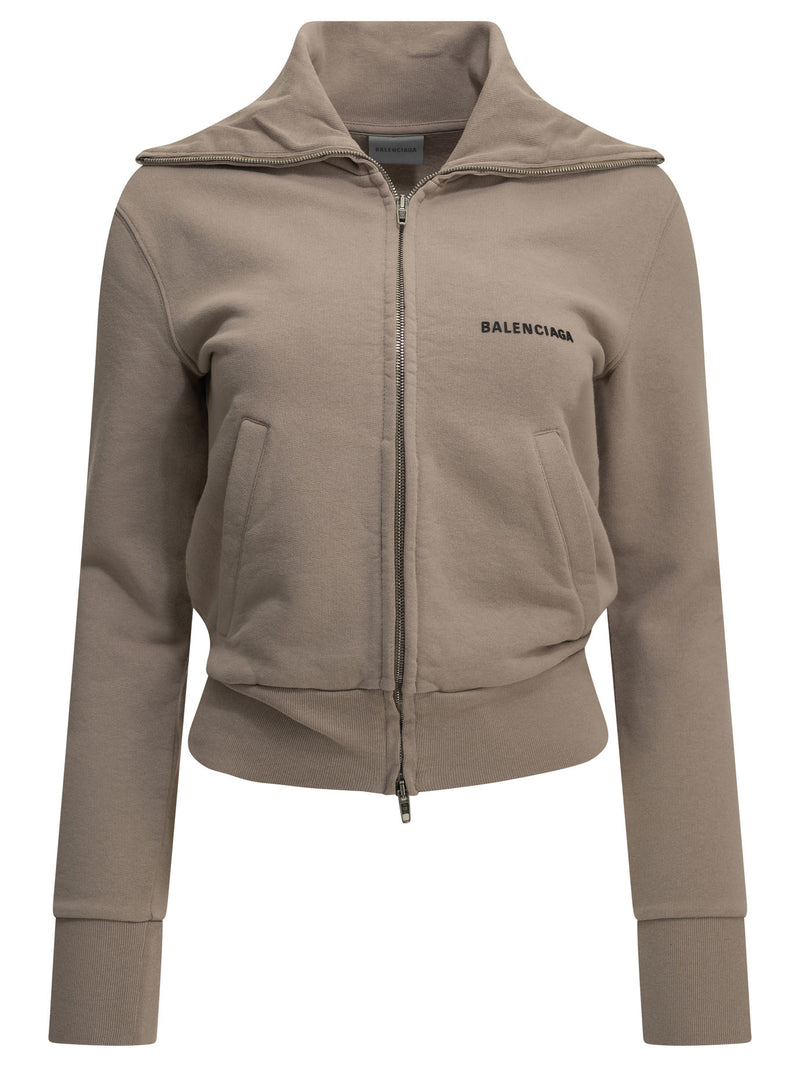 Balenciaga Balenciaga Zip-up Sweatshirt Pink Women - World Class Fashion