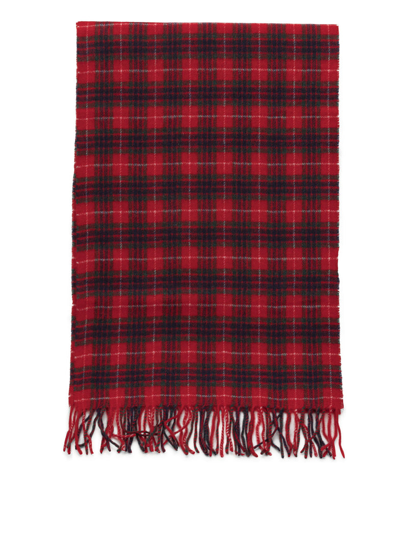 Baracuta Baracuta Wool Blend Scarf Red Men - World Class Fashion