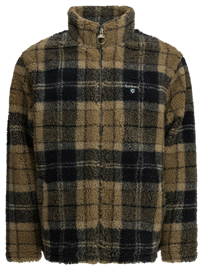 Barbour Barbour Tartan Fleece Jacket Black Men - World Class Fashion