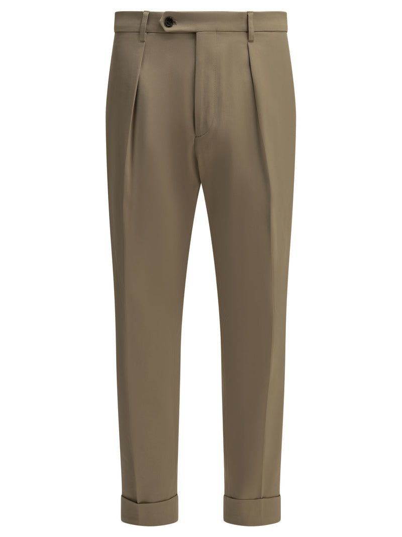 Berwich Berwich OL1859X Men Trousers Beige - World Class Fashion
