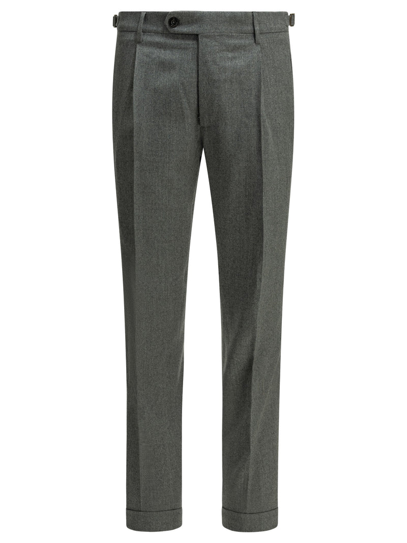 Berwich Berwich Men Trousers Grey - World Class Fashion
