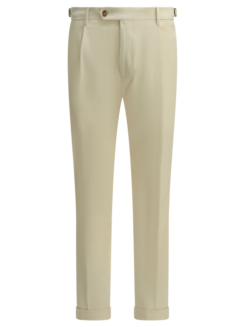 Berwich Berwich Men Trousers White - World Class Fashion