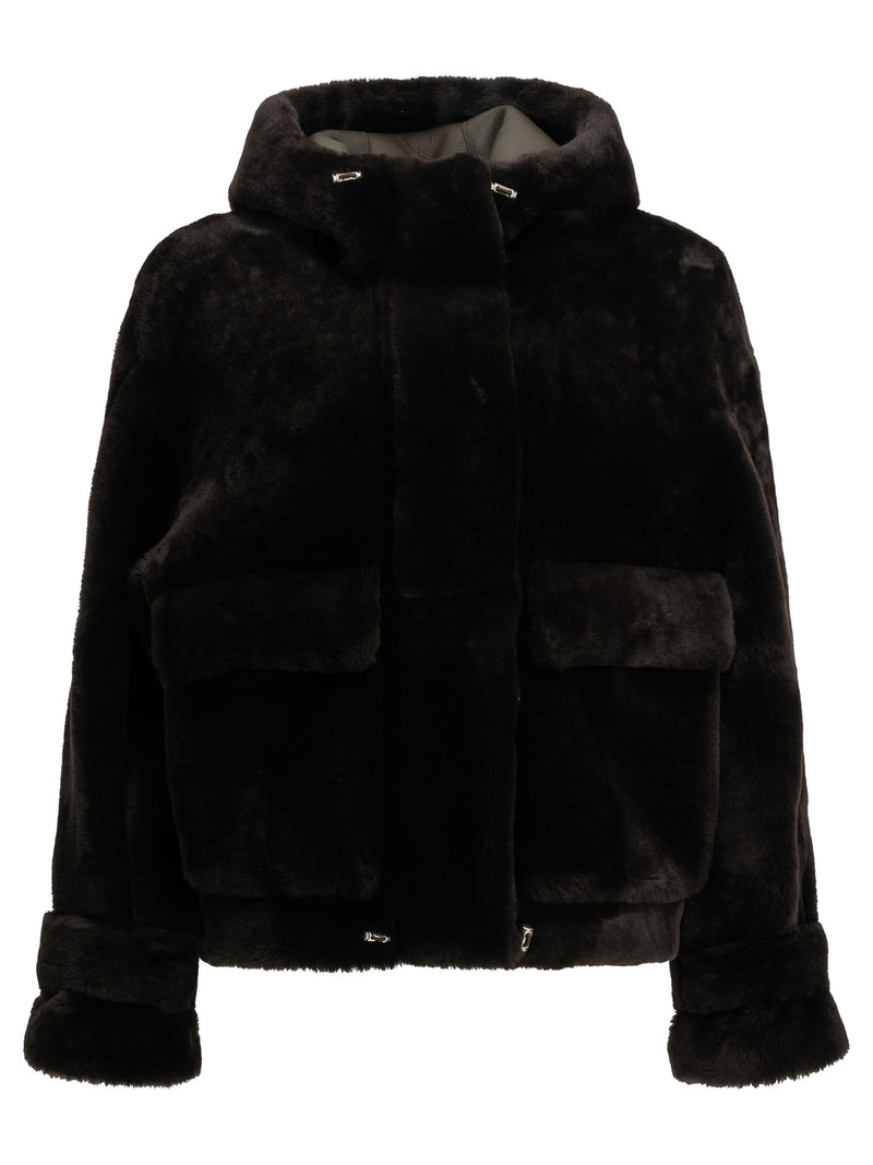 Blancha Blancha Leather Jacket Brown Women - World Class Fashion