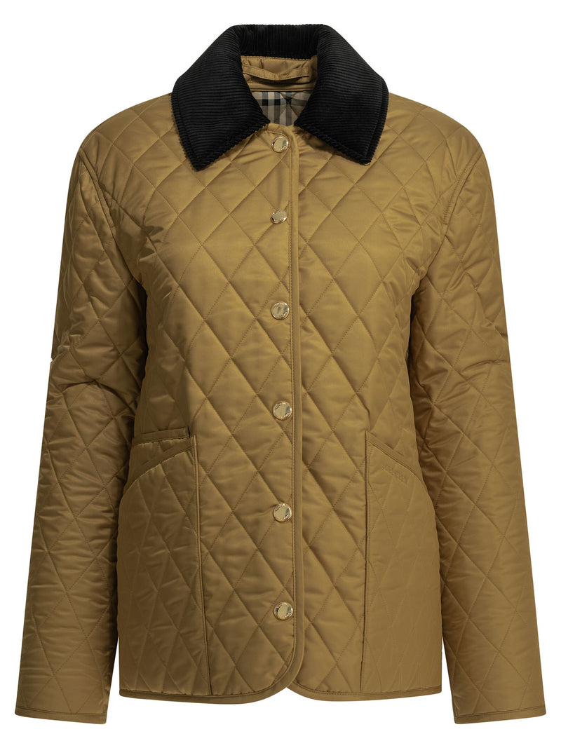 Burberry Burberry Dranefeld Quilted Jacket Brown Women - World Class Fashion