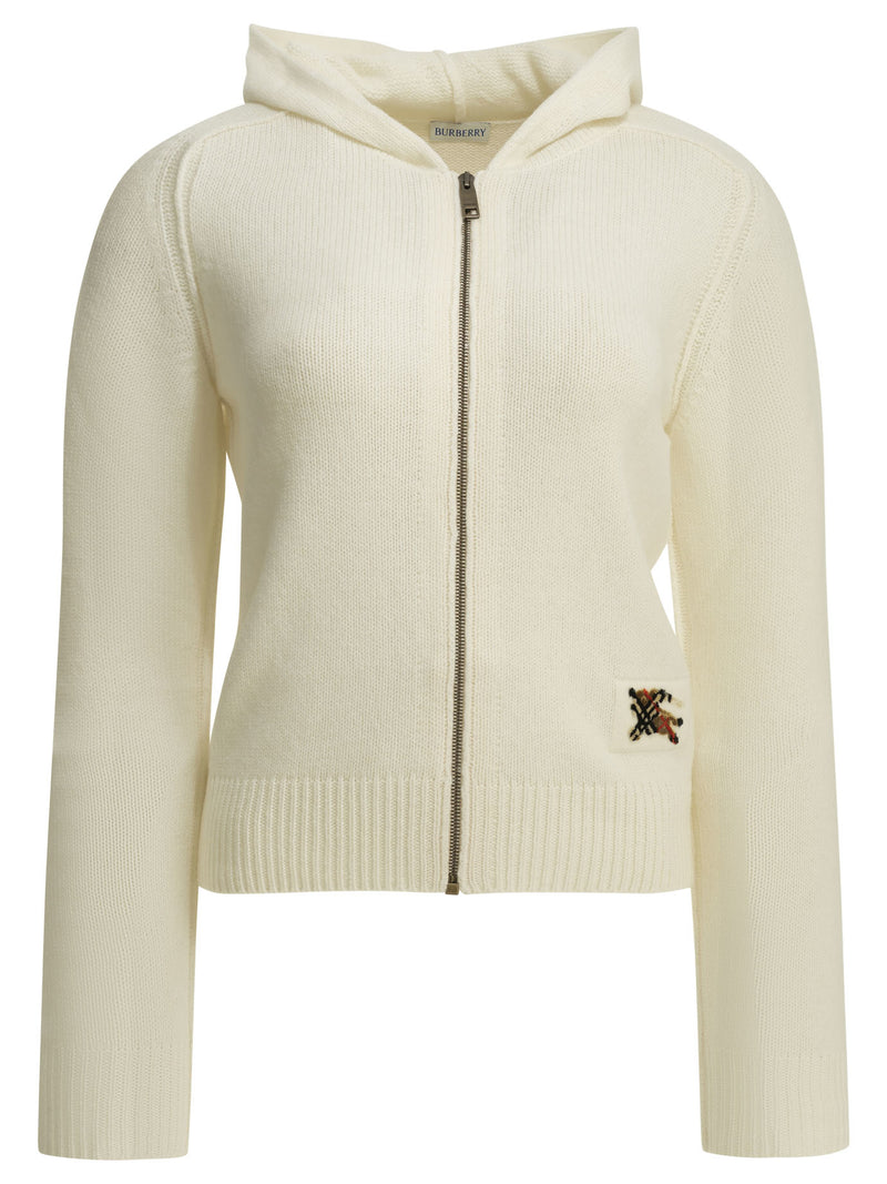 Burberry Burberry Jillian Zipper Sweater Beige - World Class Fashion