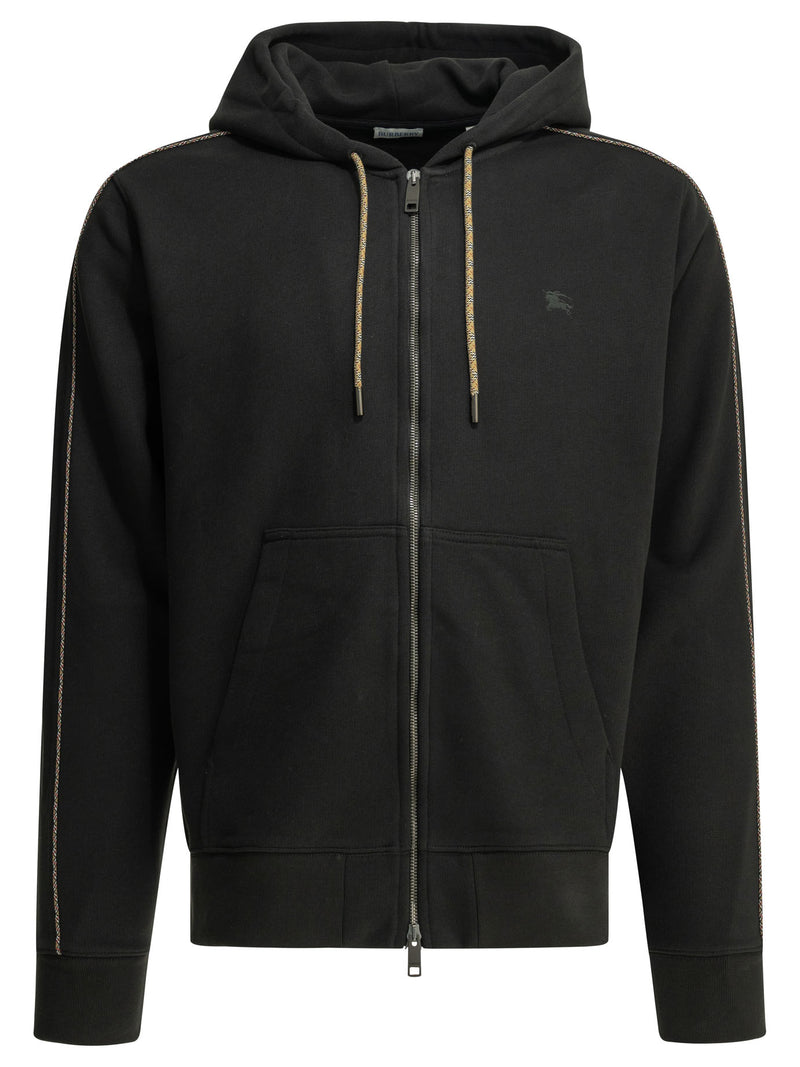 Burberry Burberry Scott Zip-up Sweatshirt Black - World Class Fashion