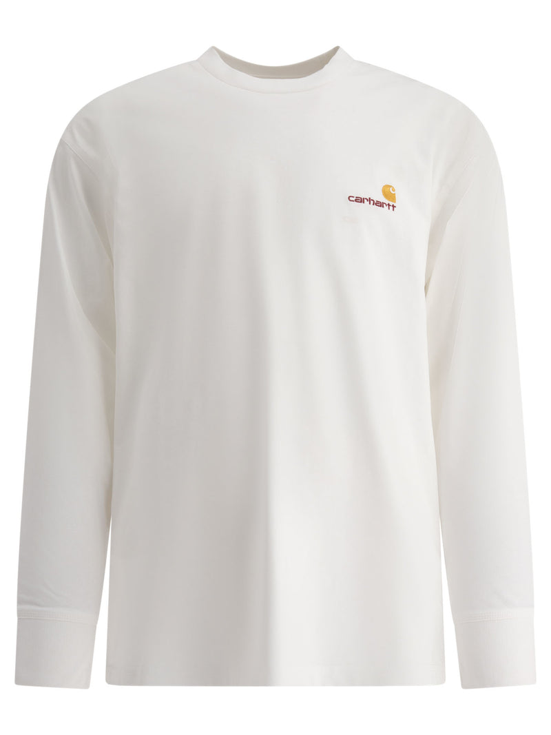 Carhartt WIP Carhartt WIP American Script Crew-neck T-shirt White - World Class Fashion