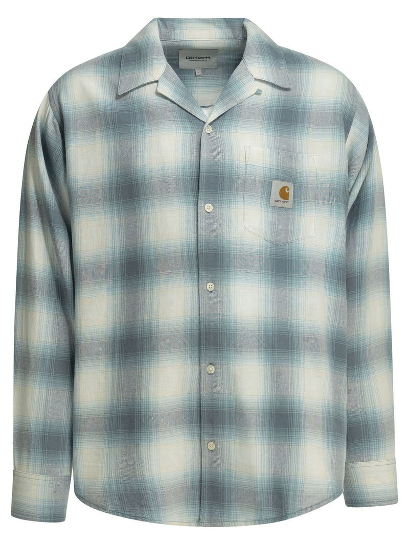 Carhartt WIP Carhartt WIP Tyers Casual Shirt Light Blue - World Class Fashion