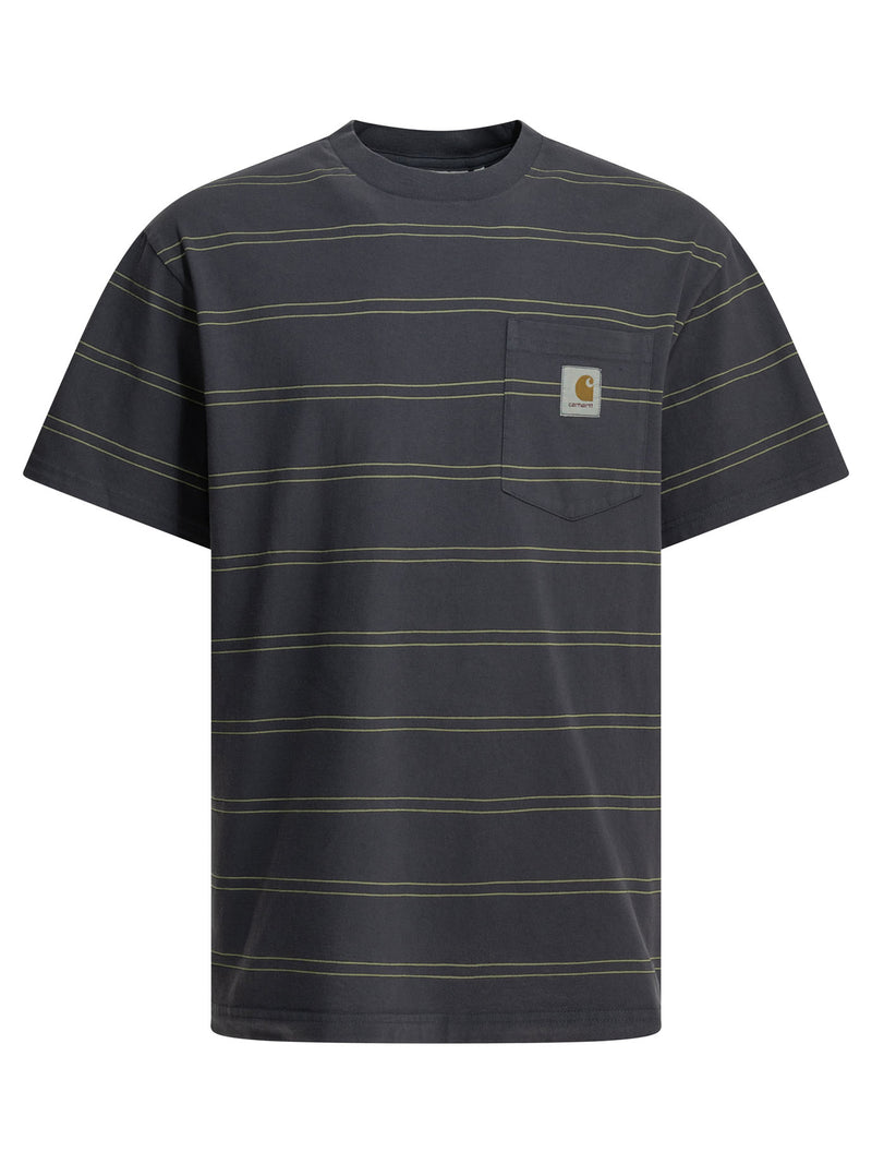 Carhartt WIP Carhartt WIP Bert Pocket Crewneck T-shirt Purple - World Class Fashion
