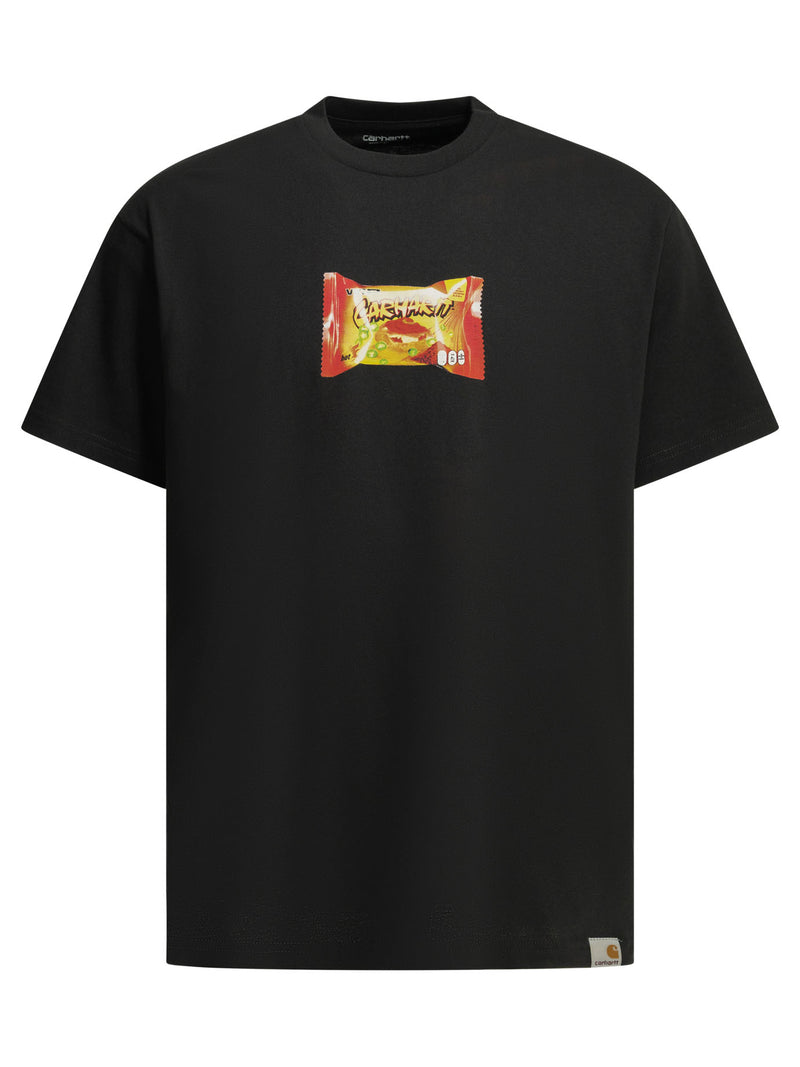 Carhartt WIP Carhartt WIP Road Side Snack Crew-neck T-shirt Black - World Class Fashion